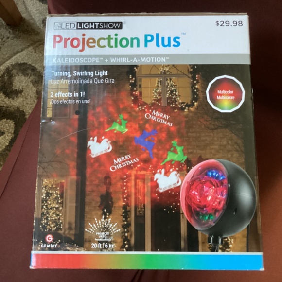 LED Light Show Projection Plus Kaleidoscope + Whirl-A-Motion - Picture 7 of 11